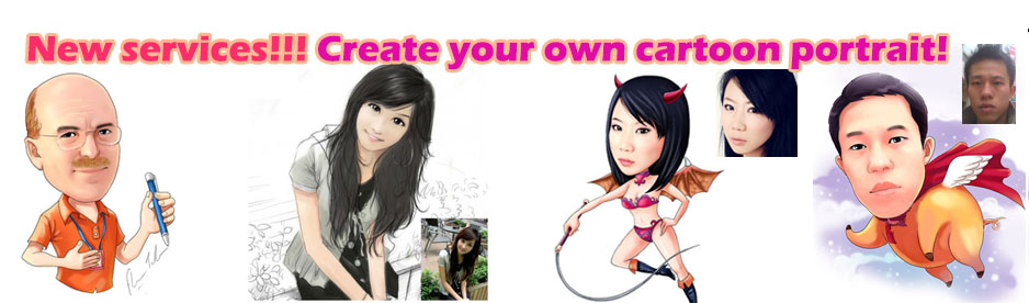 cartoon portrait service