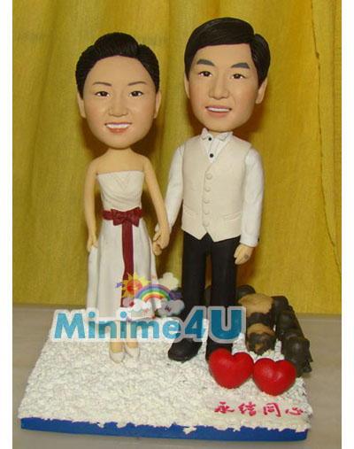 Love forever couple minime doll