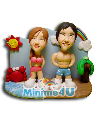 Sexy couple in the beach Sexy couple in the beach