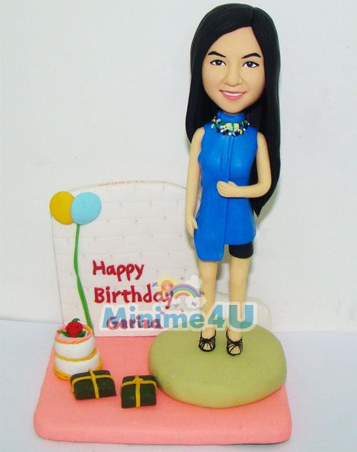 birthday cake topper for girl