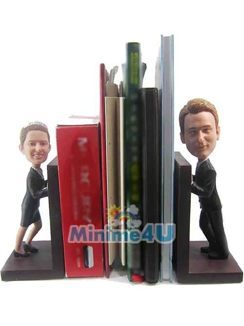 Book holder figure