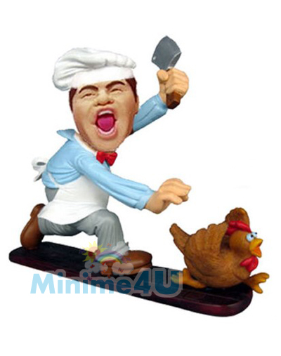 Funny Chef Figurine Template
