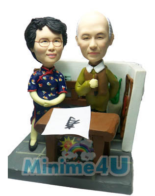Chinese older couple Chinese older couple