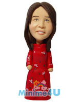 Cheong sam wear mini me doll