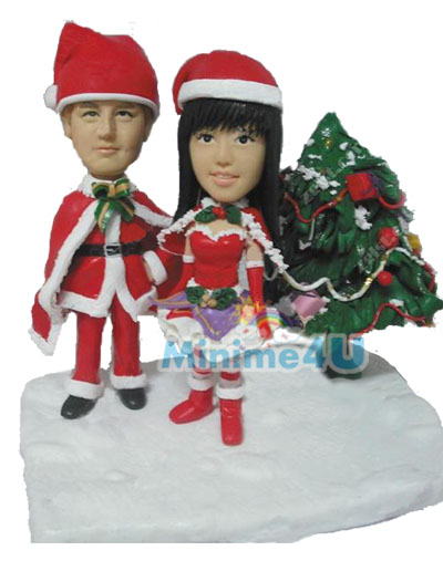 Christmas gift for couple mini me template