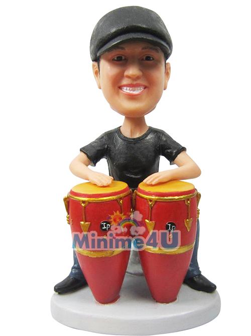 Drum player figure