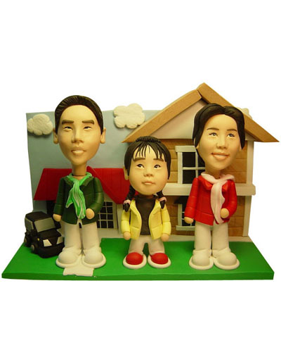 Sweet family set mini me doll