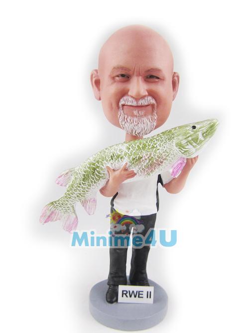 Fish man figure