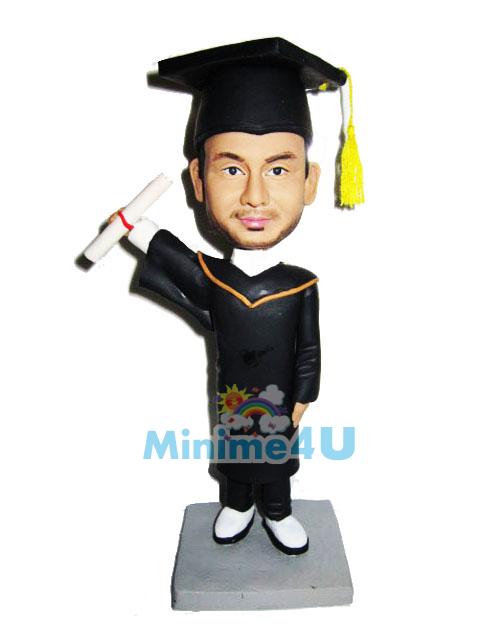 graduation style figure