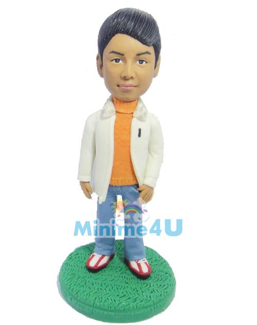 Smart boy causal style mini me doll