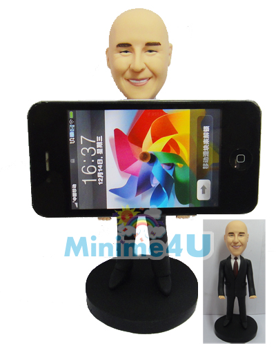 iPhone handler figurine