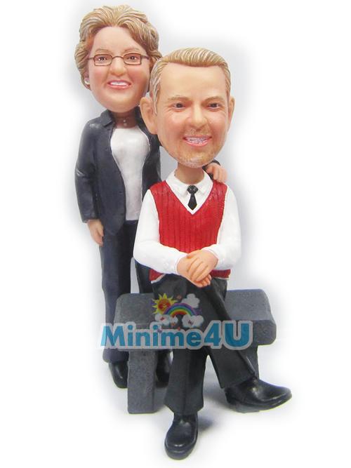 parent anniversary figurine