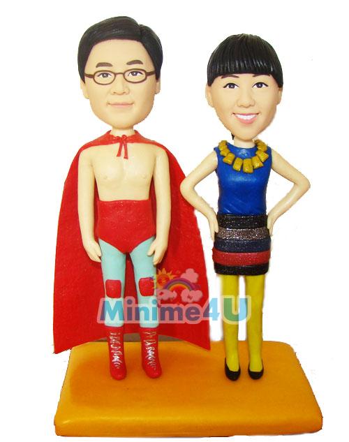 nacho wrestler figurine nacho wrestler figurine