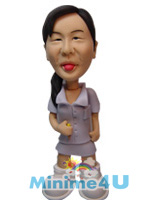 Nurse style mini me doll