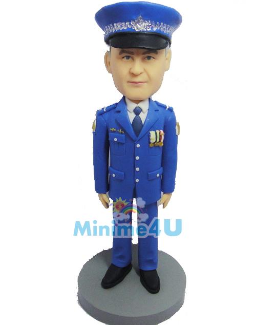 police offer figurine