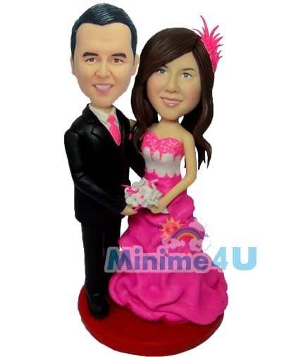 Discount Wedding Cake Toppers on Wedding Topper Style   Minime4u Com   Mini Me Dolls   Figurines