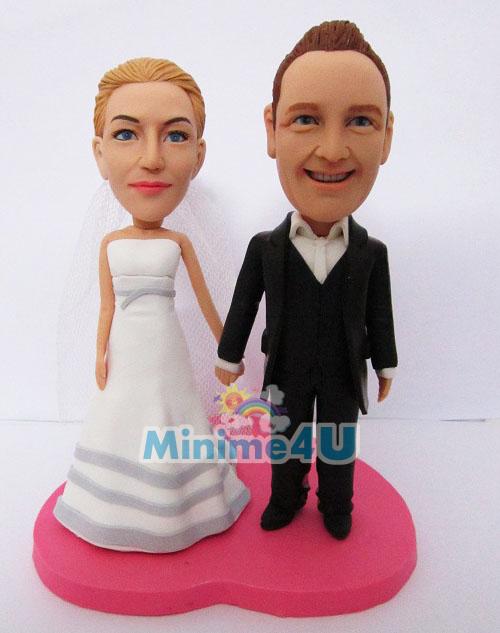 personalized wedding cake topper