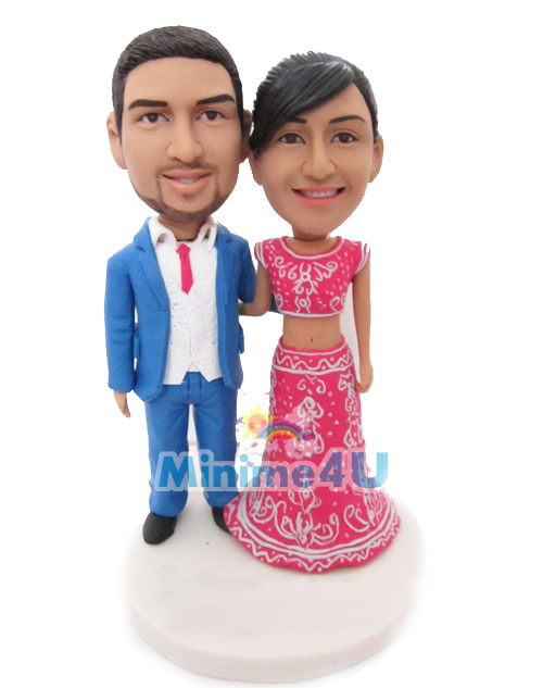 lovely indian couple wedding cake topper lovely indian couple wedding cake topper