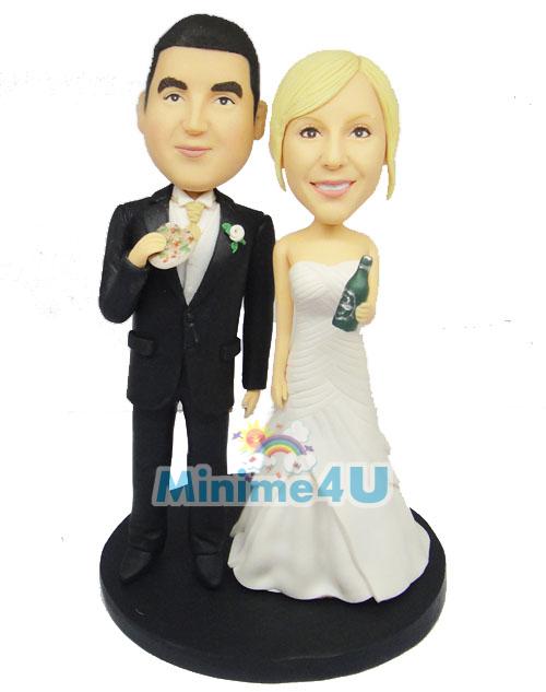 funny wedding cake topper