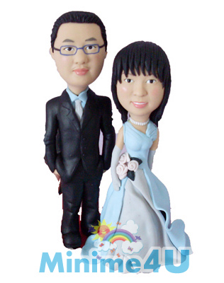 Formal wedding couple minime doll Formal wedding couple minime doll